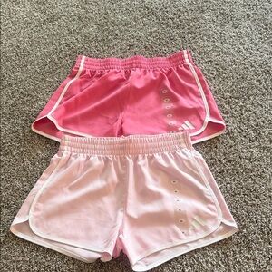 Adidas Kids Two Pink Shorts
